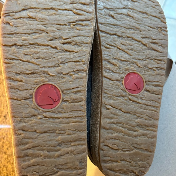 Haflinger Black and Gray Magic Wool Slippers - Picture 2 of 7